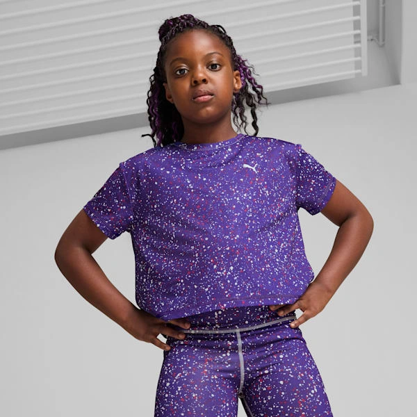¡PUMA Train Favorito! Camiseta Corta para Niños Grandes: ¡Entrena con Estilo y Velocidad!