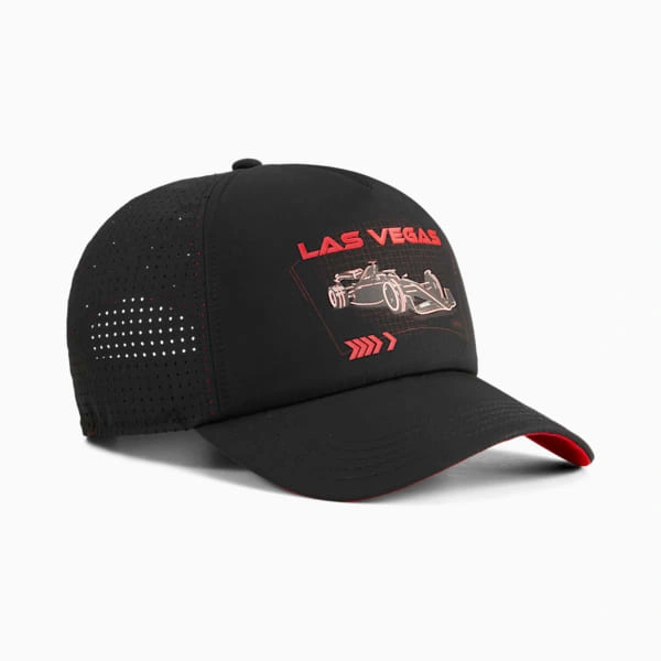 Sombrero Trucker de Las Vegas F1® Puma: ¡Siente la velocidad, vive la leyenda, estilo garantizado!